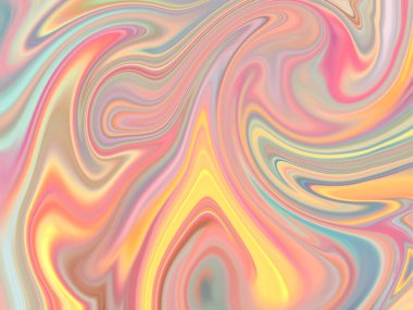 soyut gökkuşağı dalga deseni arkaplanı, tebrik kartı veya kumaş