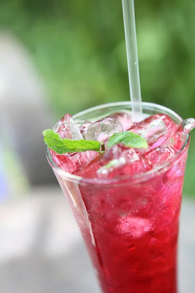 Strawberry soda — Stock Photo, Image