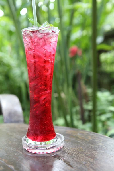 Strawberry soda — Stockfoto