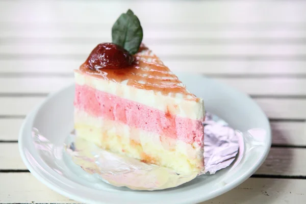 Gâteau aux fraises — Photo