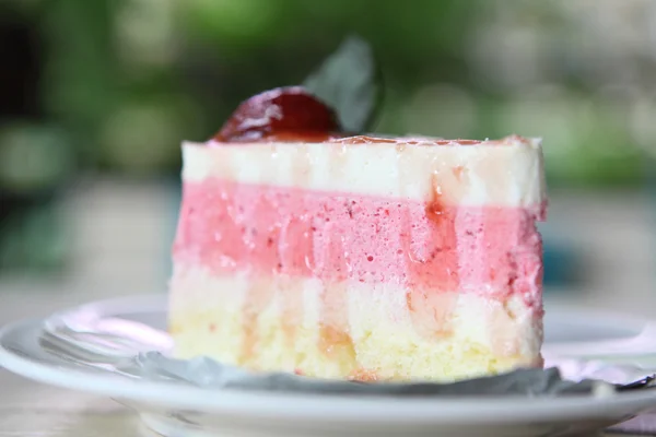 Gâteau aux fraises — Photo