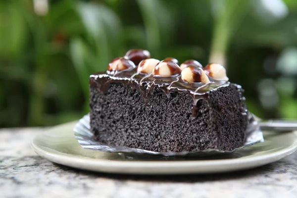 Brownie de macadamia — Foto de Stock