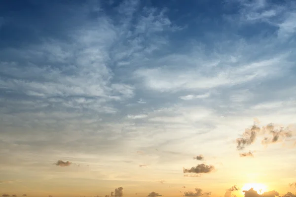 Céu ao nascer do sol — Fotografia de Stock