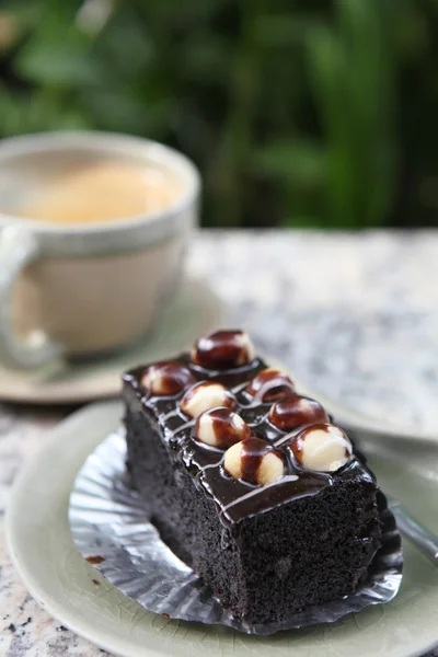 Macadamia brownie — Stock Photo, Image