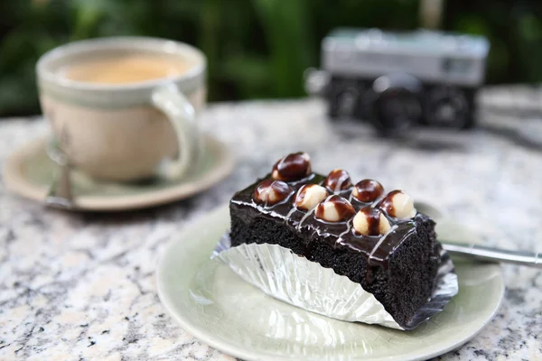 Macadâmia brownie — Fotografia de Stock