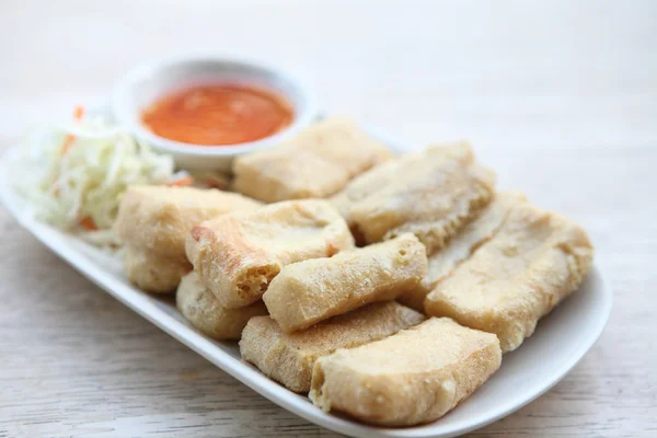 Smažené tofu — Stock fotografie