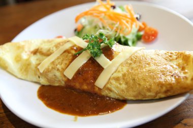 omlet pirinç, omurice, Japon yemekleri