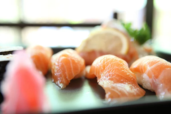 Salmon Sushi set — Stock Photo, Image