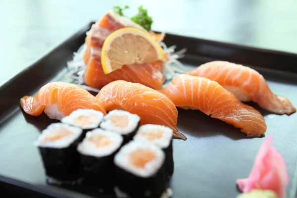 Salmon Sushi set — Stock Photo, Image