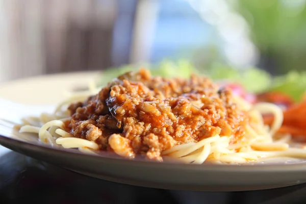 Spaghetti bolognese — Stockfoto