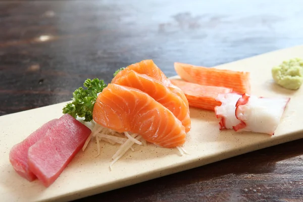 Se amestecă sashimi — Fotografie, imagine de stoc