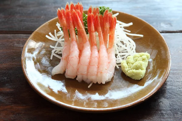 Ebi karides sashimi — Stok fotoğraf