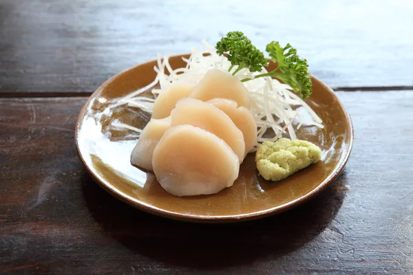 Scallop sashimi — Fotografie, imagine de stoc
