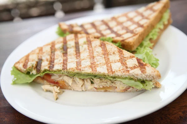 Sandwich poulet rôti — Photo