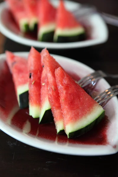 Slice watermelon — Stock Photo, Image