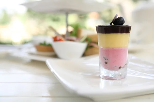 Panna cotta — Stockfoto