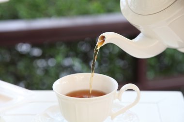 Bir fincan çay.