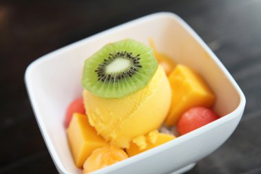 mango dondurma meyve Kepçe