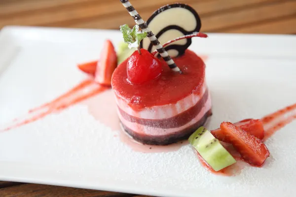 Mousse de fraise — Photo