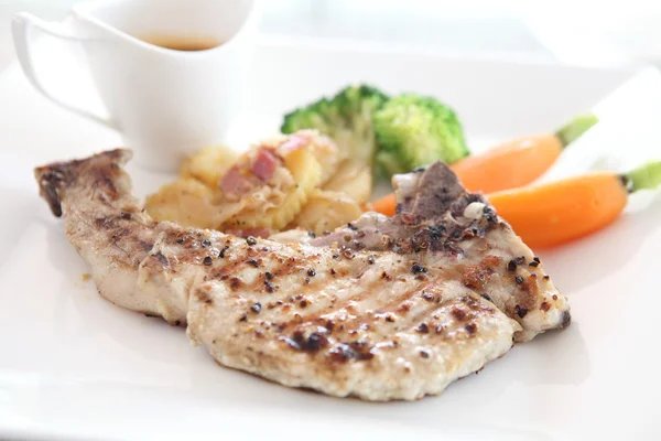 Grilovaná porkchop — Stock fotografie