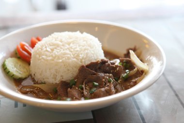 gyudon, Japon sığır pirinç kase.