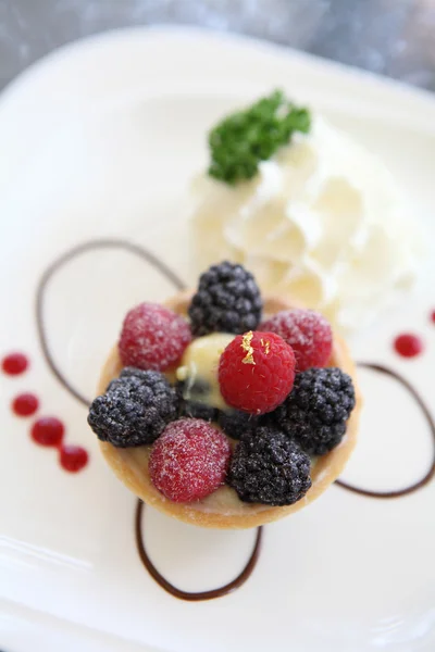 Berry koláč koláč — Stock fotografie