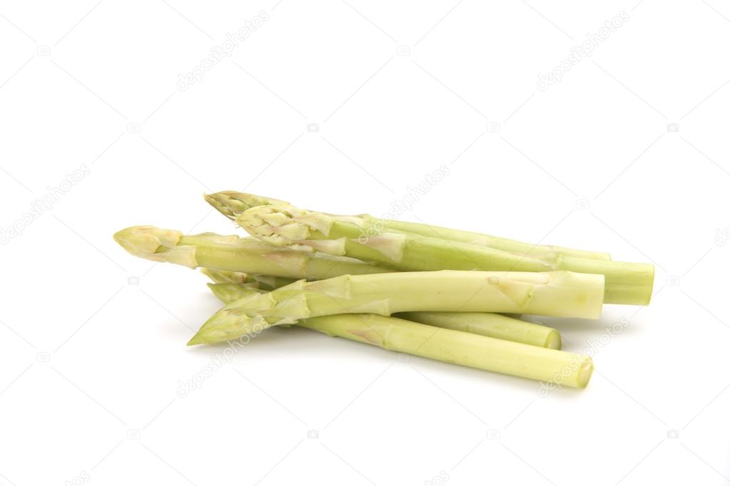 Asparagus isolated in white background
