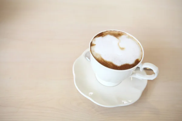 Coffee on wood background — Stock Photo, Image