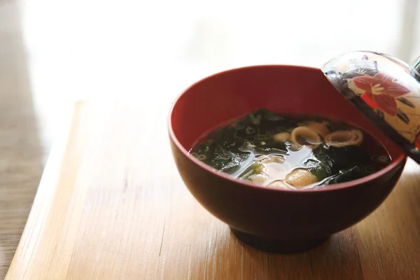 Sopa Miso, comida japonesa — Fotografia de Stock