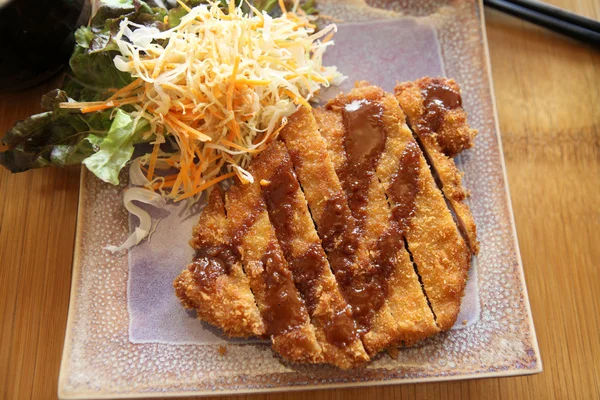 Tonkatsu, escalope de porc — Photo