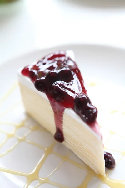 Blueberry fancy cake — Stock Photo, Image