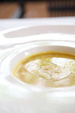 Balkabağı çorbası.