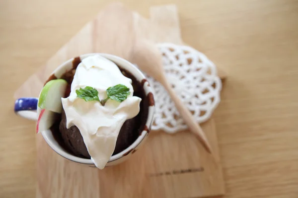 Gelado de chocolate — Fotografia de Stock