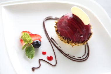 yaban mersini Mus peynirli kek