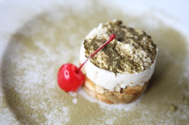 yeşil çay tiramisu