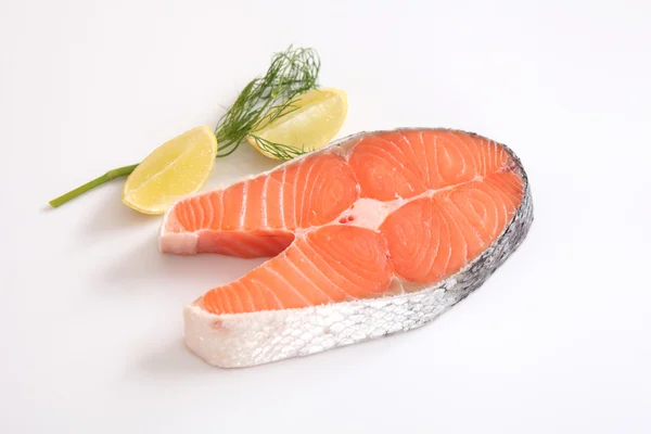 Baked salmon — Stock Photo, Image