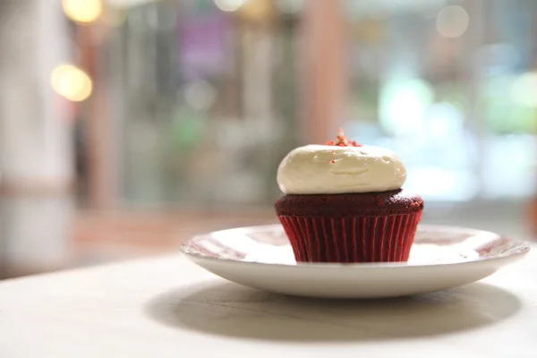 Red Velvet Cupcake — Stockfoto