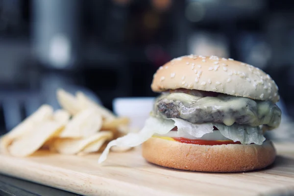 Beef Hamburger — Stock Photo, Image