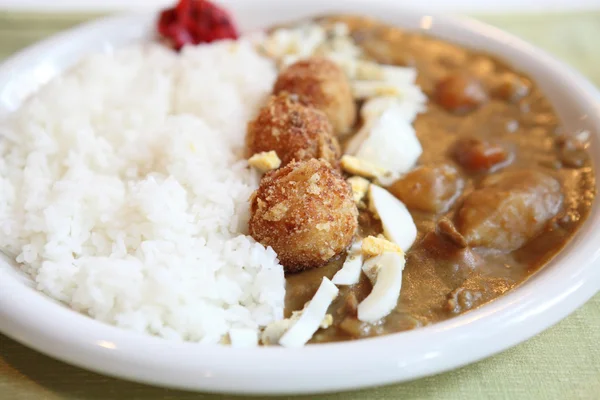 Ryż curry — Zdjęcie stockowe