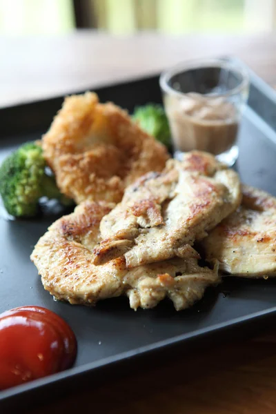 Chicken steak — Stock Photo, Image