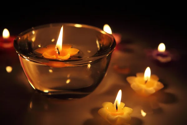 Flower candles — Stock Photo, Image