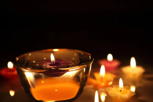 Flower candles — Stock Photo, Image