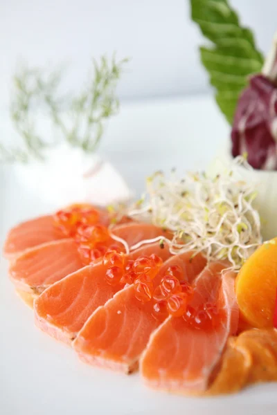 Salmão sashimi — Fotografia de Stock