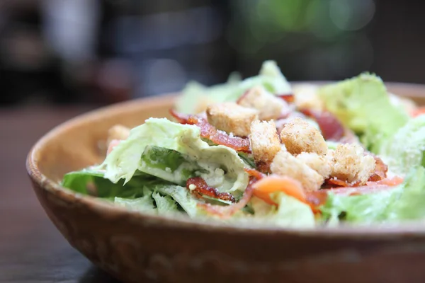 Caesar salad in close up — Stock Photo, Image