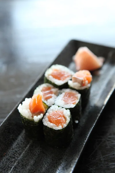 Sushi maki łosoś — Zdjęcie stockowe