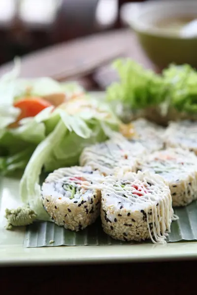 Salmon Maki sushi — Stock Photo, Image