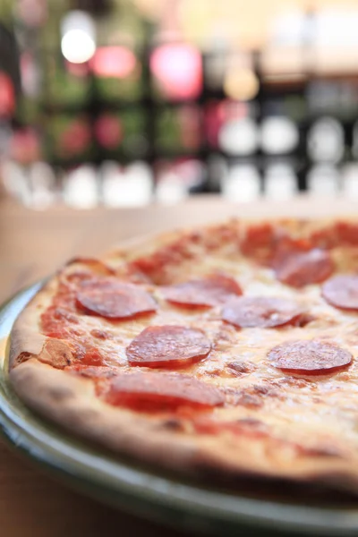 Pepperoni pizza — Stock Photo, Image