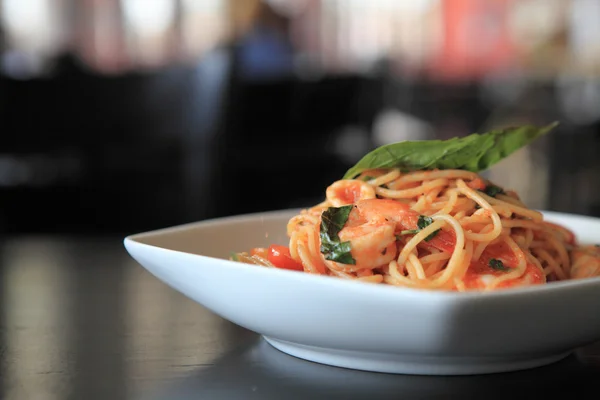 Spaghetti seafood — Stock Photo, Image