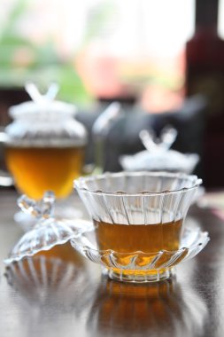 çaydanlık bardak ile