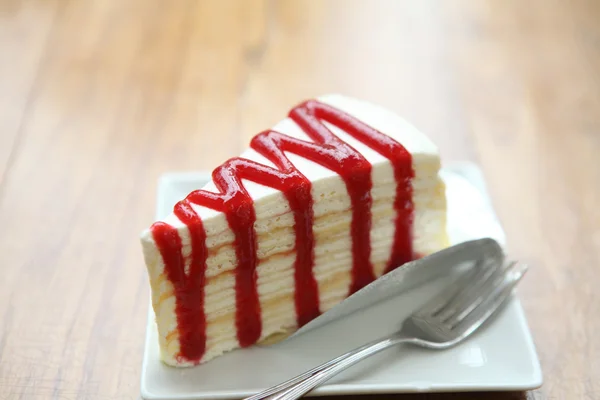 Crepe cake — Stock Photo, Image